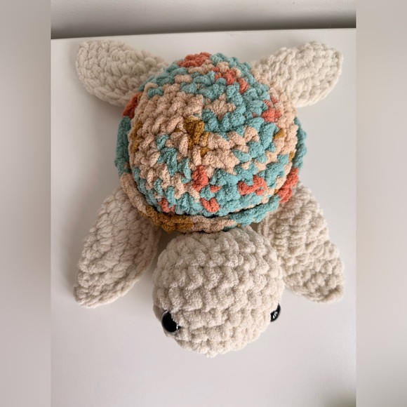 Handmade Crochet Turtle Plush Amigarumi - Picture 4 of 6